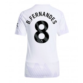 Manchester United Bruno Fernandes #8 Borta Kläder Dam 2025-26 Kortärmad